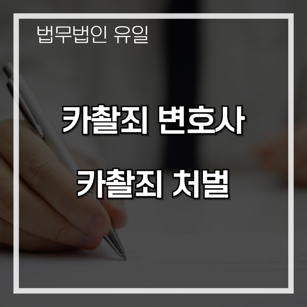 카촬죄변호사