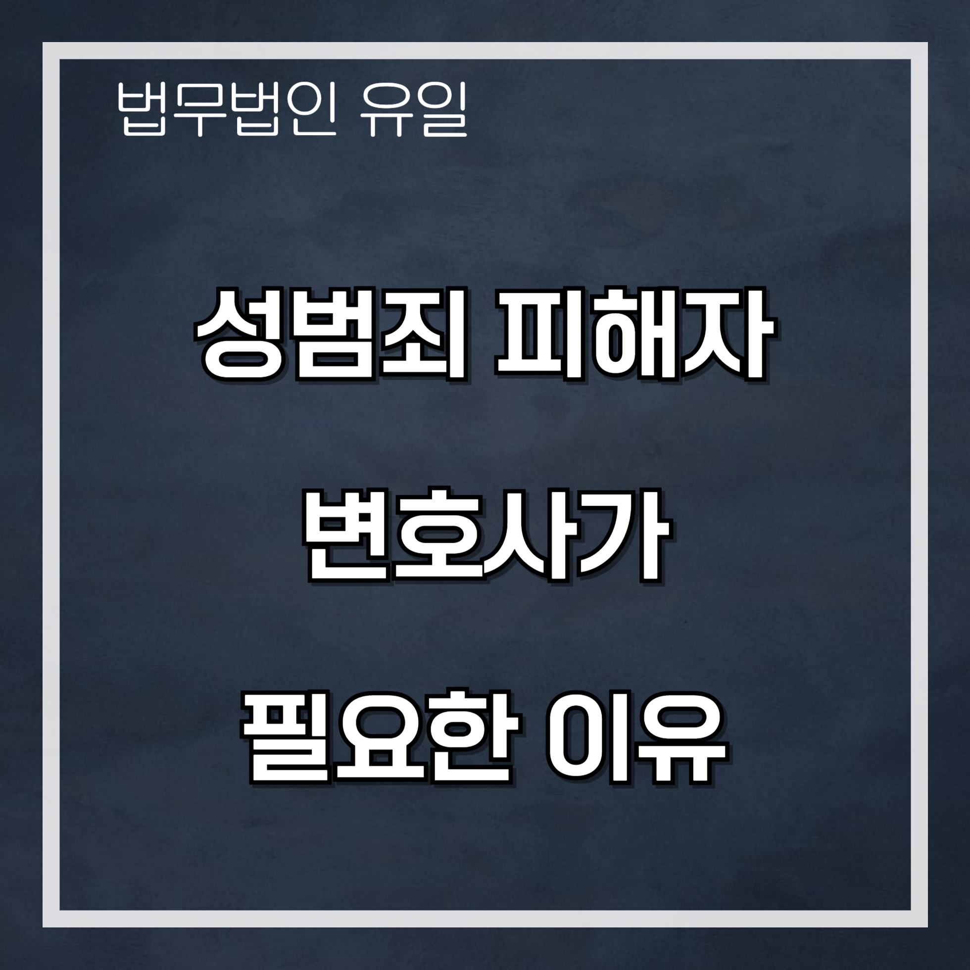 성폭력 피해자 변호사