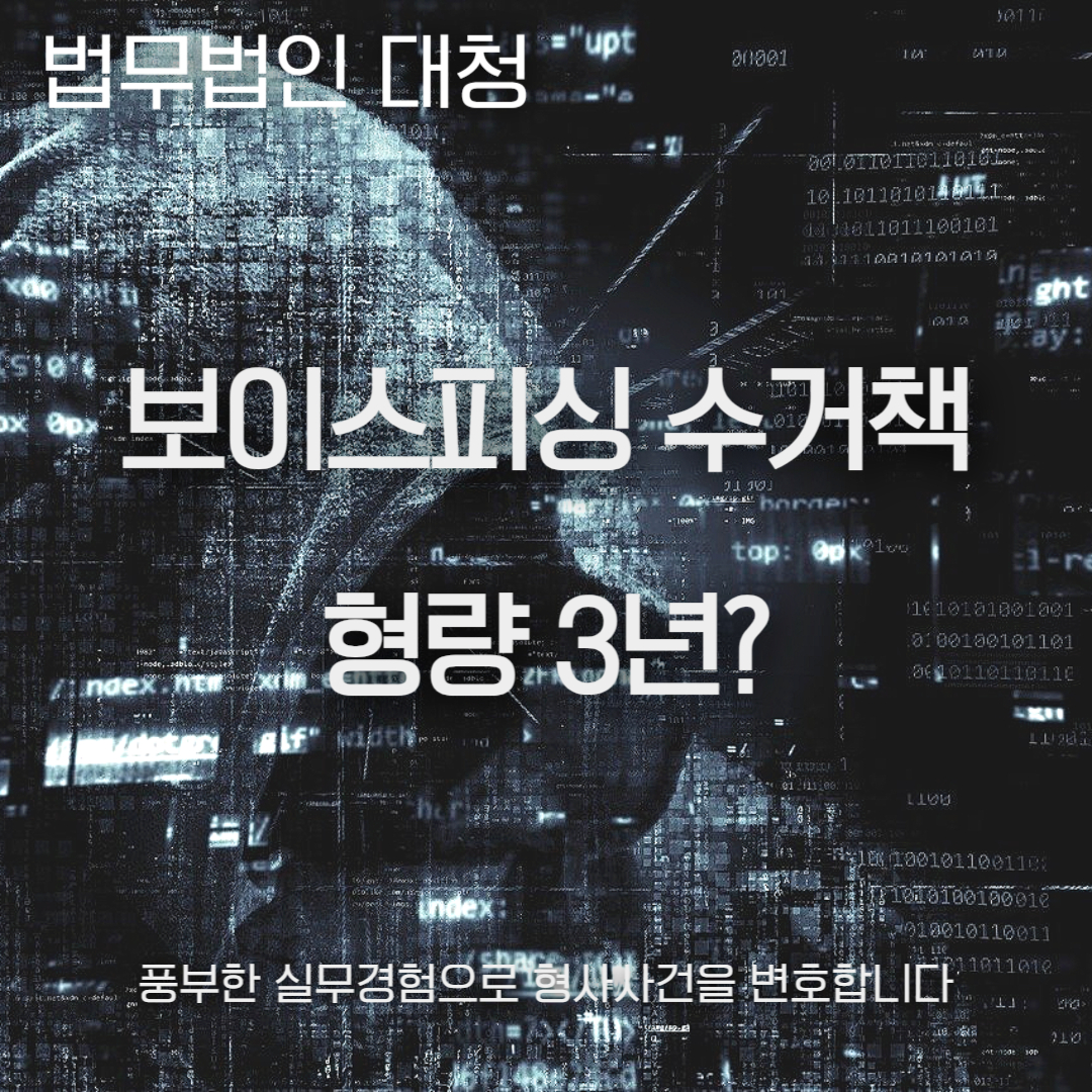 보이스피싱 수거책 형량