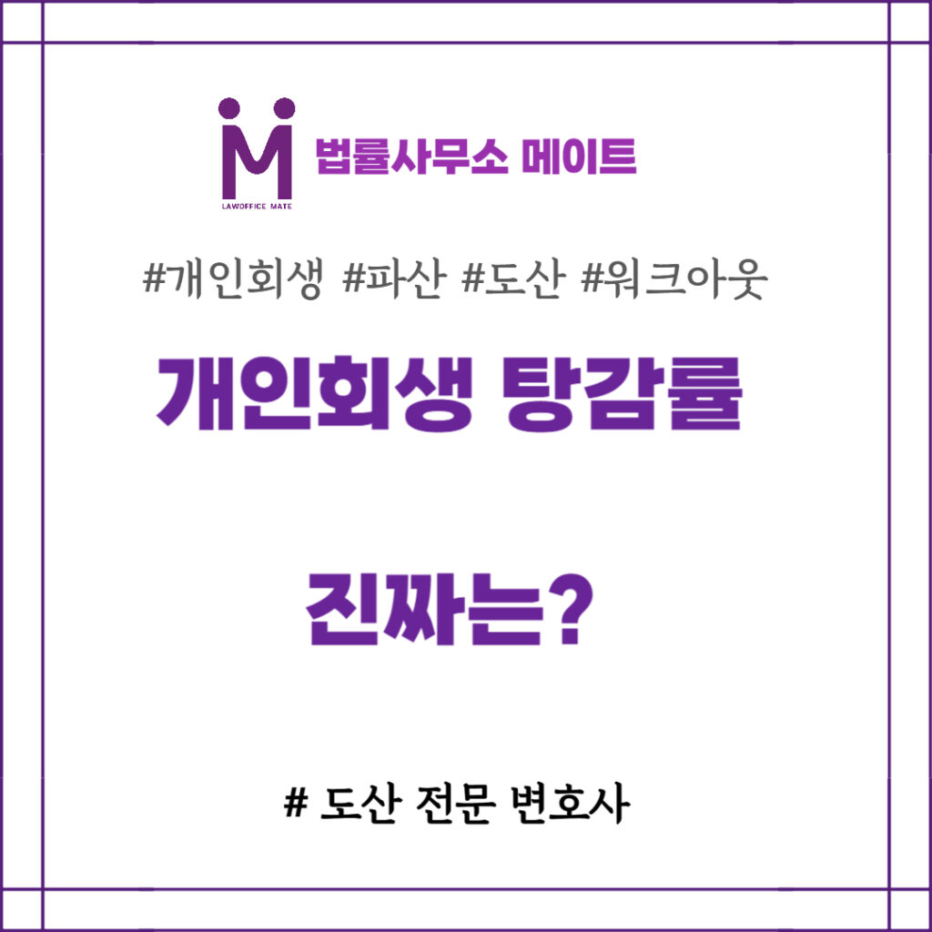 개인회생 탕감률