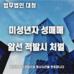 미성년자 성매매