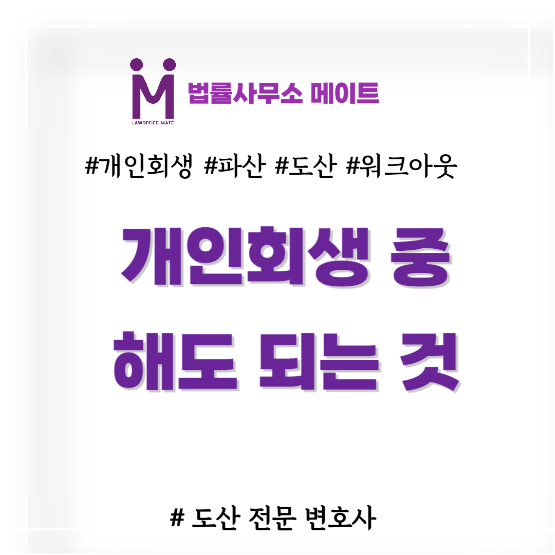 개인회생 중