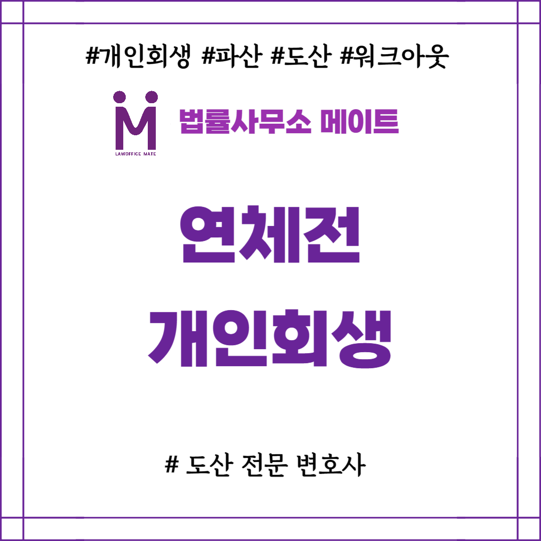 연체전개인회생